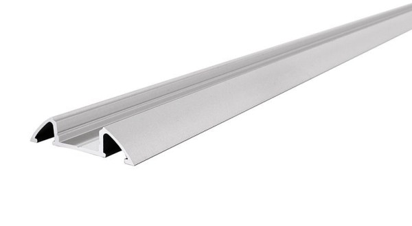 Reprofil Profil, Unterbau-Profil flach AM-01-10, Aluminium, Silber-matt eloxiert, 3000mm