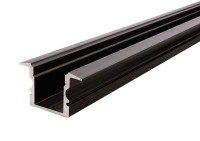 Reprofil Profil, T-Profil hoch ET-02-10, Aluminium, Schwarz-matt eloxiert, 1000mm Reprofil Profil, T-Profil hoch ET-02-10, Aluminium, Schwarz-matt eloxiert, 1000mm