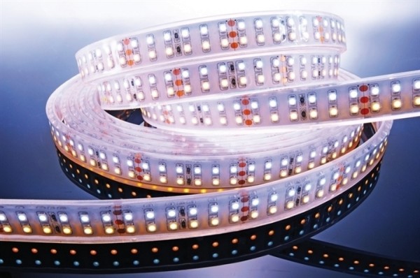 Flexibler LED Stripe, 3528, SMD, Warmweiß + Kaltweiß, 24V DC, 57,60 W