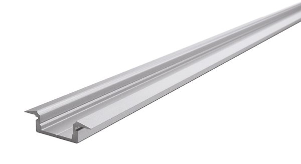 Reprofil Profil, T-Profil flach ET-01-12, Aluminium, Silber-matt eloxiert, 1000mm