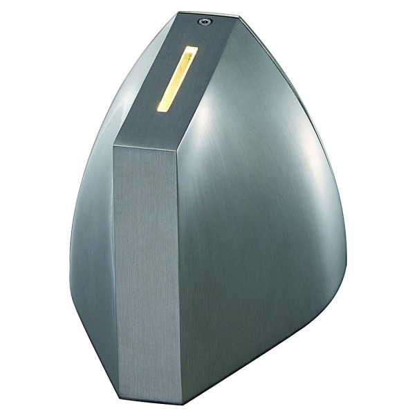 TENDA LED Wandleuchte, alu brushed, warmweisse LED
