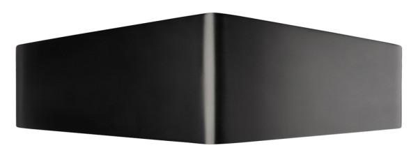 CARISO WL-3, Wandleuchte, LED, 2700K, schwarz/messing, 2x9W