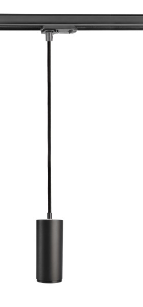 Deko-Light 1-Phasenleuchte-Pendelleuchte, Lucea, 10 W, DIM, 2700 K, Schwarz, Aluminium, 36°, 10W