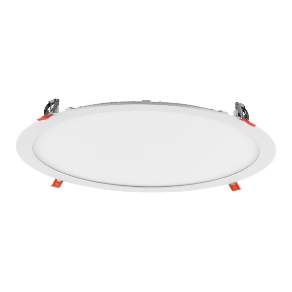 Deko-Light Downlight, Anik Round 380, 30 W, DIM, 4000 K, Weiß, Aluminium/Stahl/PMMA, 120°, 32-37V
