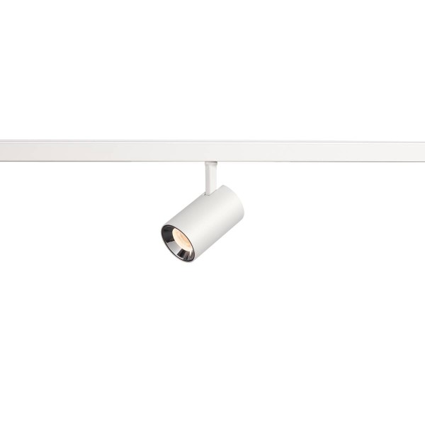 NUMINOS® XS 48V TRACK DALI, Spot, weiß / chrom, 8.7W, 670lm, 2700K, CRI90, 20°