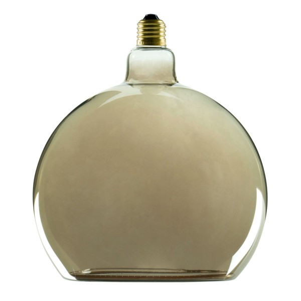 Deko-Light Leuchtmittel, LED Design-Bulb Moon 200, DIM, E27, 6,0W, 1900K, smoky, Glas, Rauchfarben