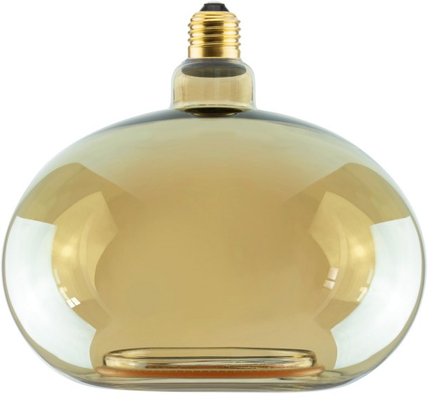 Deko-Light Leuchtmittel, LED Design-Bulb SHINE, DIM, E27, 4,5W, 2200K, gold, Glas, Gold, 330°, 230V