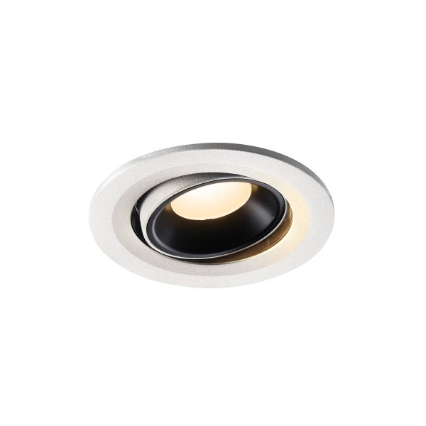 NUMINOS® MOVE S, Deckeneinbauleuchte weiß / schwarz 3000K 20°