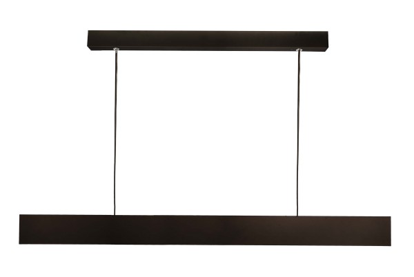 Deko-Light Pendelleuchte, Apollon, Aluminium, Schwarz-matt, Warmweiß, 110°, 28W, 230V, 1004mm