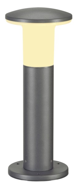 ALPA MUSHROOM 40, Outdoor Standleuchte, TC-(D,H,T,Q)SE, IP55, steingrau, Ø/H 16/40 cm, max. 24W