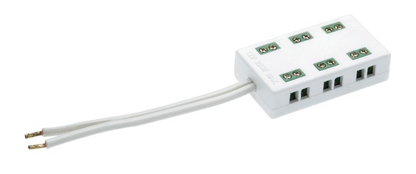 NV-VERTEILERBOX, 6-Fach, max. 250W