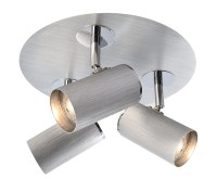 Deko-Light Deckenaufbauleuchte, Indi III, Aluminium, silberfarben gebürstet, 50W, 230V Deko-Light Deckenaufbauleuchte, Indi III, Aluminium, silberfarben gebürstet, 50W, 230V