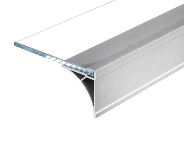 GLENOS, Regal-Profil, aluminium eloxiert, 1 m