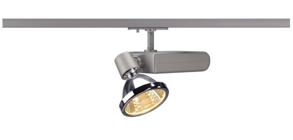 D-RECTION, Spot, HIT-CE, silbergrau, 35W, inkl. 1Phasen-Adapter