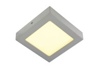 SENSER 10, Wand- und Deckenleuchte, LED, 3000K, eckig, silbergrau, 10W SENSER 10, Wand- und Deckenleuchte, LED, 3000K, eckig, silbergrau, 10W