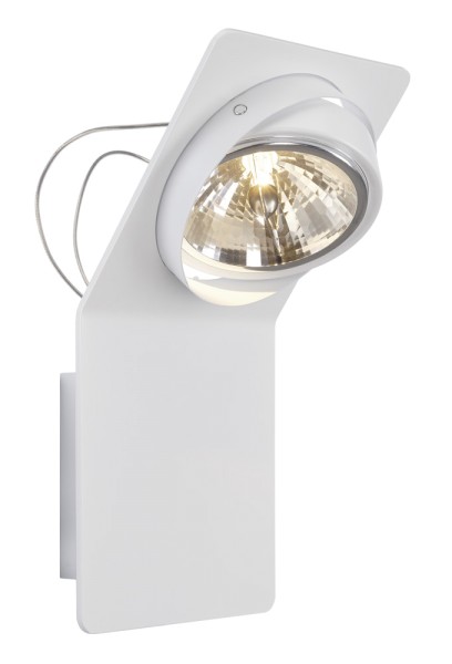 JESSY, Wandleuchte, QR-LP111, weiß, max. 75W