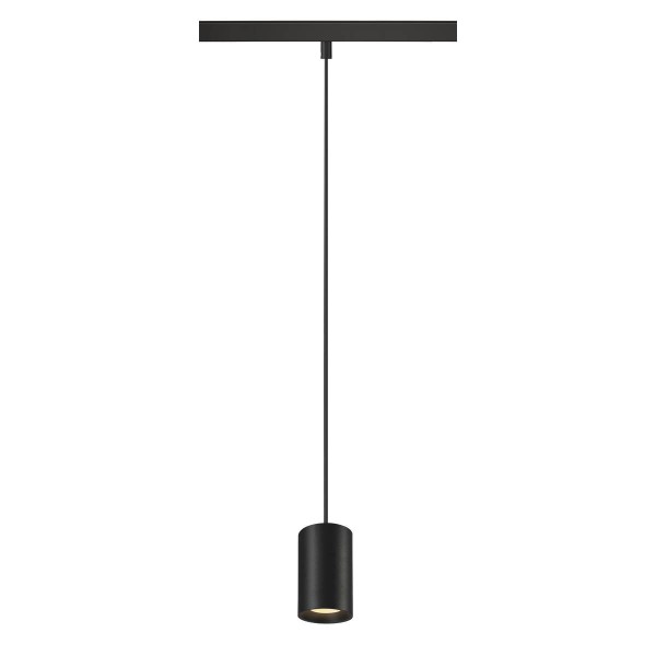 NUMINOS® XS 48V TRACK DALI, Pendelleuchte, schwarz / schwarz, 8.7W, 690lm, 3000K, CRI90, 55°