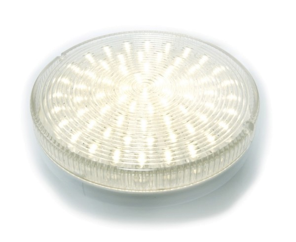 Hochvolt LED Lampe, GX 53, 65 LED´s, warm weiß