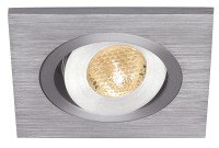 LELEX 1, Einbauleuchte, LED, 3000K, eckig, aluminium gebürstet LELEX 1, Einbauleuchte, LED, 3000K, eckig, aluminium gebürstet