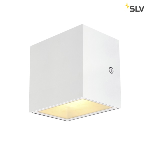 SITRA CUBE WL, LED Outdoor Wand- und Deckenaufbauleuchte, weiß, IP44, 3000K, 10W