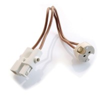 Zubehör, Wieland Stecker mit GU5,3 Fassung ST16, Kunststoff, Weiß, 50W, 12V, 150mm Zubehör, Wieland Stecker mit GU5,3 Fassung ST16, Kunststoff, Weiß, 50W, 12V, 150mm