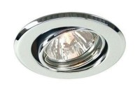 Deko-Light Deckeneinbauring, Metall, silberfarben Chrom, 50W, 12V Deko-Light Deckeneinbauring, Metall, silberfarben Chrom, 50W, 12V