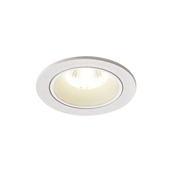 NUMINOS® DL S, Indoor LED Deckeneinbauleuchte weiß/weiß 4000K 55° inkl. Blattfedern