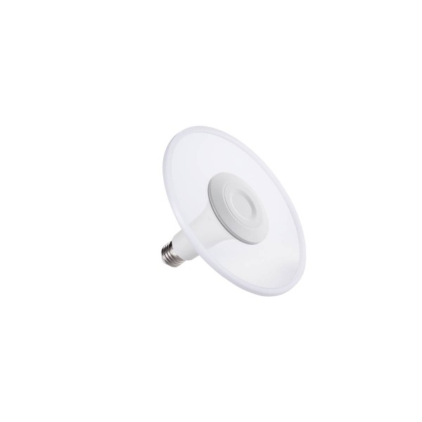 LED DISK Leuchtmittel, E27, 2700K, 1000lm, 360°, dimmbar, Gehäuse weiß