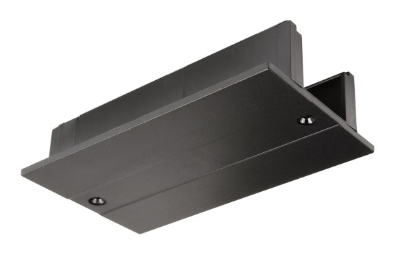 Deko-Light 3-Phasen Schienensystem, D Line DALI Einbau-Abdeckblende Längsverbinder, schwarz