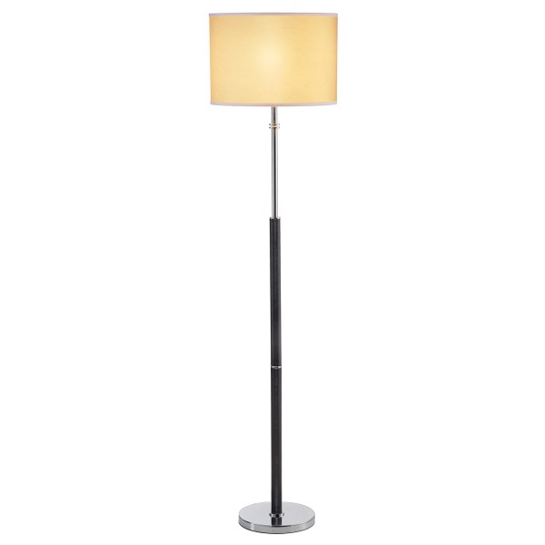 SOPRANA 1, Standleuchte, A60,  rund, Schirm cremeweiß Ø/H 40/28 cm, max. 60W