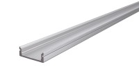 Reprofil Profil, U-Profil flach AU-01-15, Aluminium, Silber gebürstet, 1000mm Reprofil Profil, U-Profil flach AU-01-15, Aluminium, Silber gebürstet, 1000mm