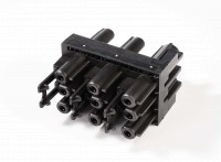 Zubehör, Wieland GST18i3 Verteilerblock, 1 Eingang, 5 Ausgänge, Kunststoff, Schwarz, 230V Zubehör, Wieland GST18i3 Verteilerblock, 1 Eingang, 5 Ausgänge, Kunststoff, Schwarz, 230V