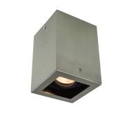 Deckenleuchte SQUARE-ONE für GU10 Sockel, eckig, nickel Deckenleuchte SQUARE-ONE für GU10 Sockel, eckig, nickel