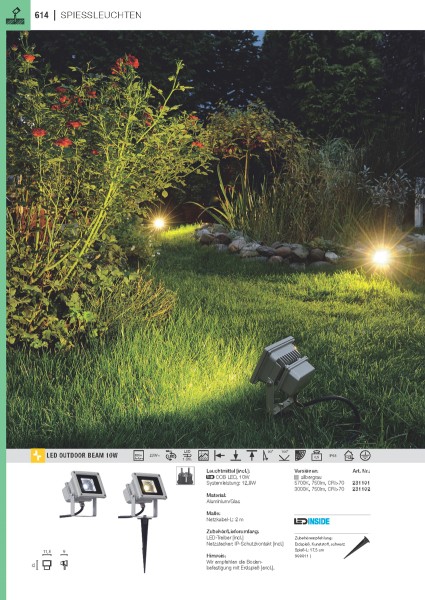 Leergehäuse für EURO SPOT DLMi 1100, inkl. 3P.-Adapter, weiss