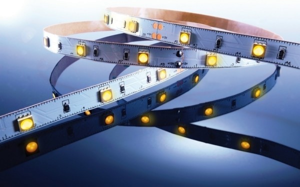 Flexibler LED Stripe IP 20, 12V, 5 m Rolle, 2700K- 2800 K