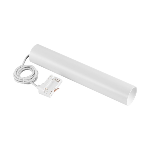 Deko-Light 3-Phasen-Pendelleuchte, Can 350, 1x max. 7,5 W, GU10, Weiß, Aluminium, Weiß, 7W, 230V