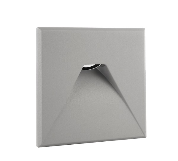 Deko-Light Zubehör, Abdeckung silber grau eckig für Light Base COB Indoor, Aluminium, Silber-grau