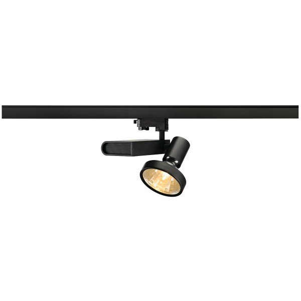 SLEEK SPOT, Spot für Hochvolt-Stromschiene 3Phasen, HIT, schwarz,  max. 70W