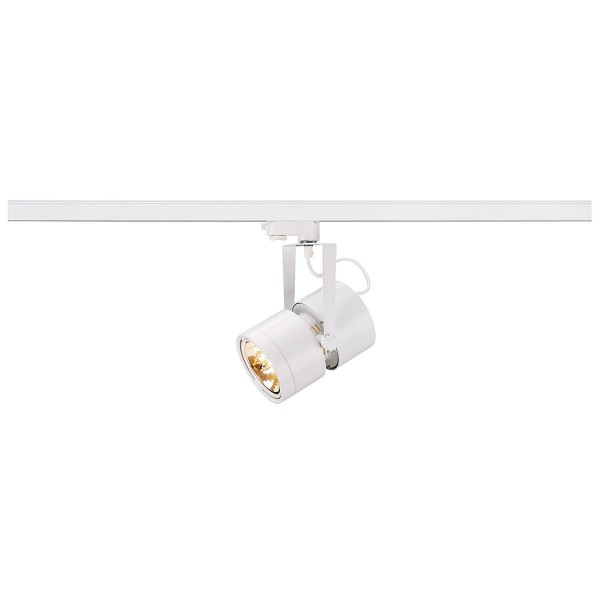 EURO SPOT QRB111, weiss, max. 75W, inkl. 3P.-Adapter