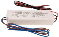 Meanwell Netzgerät, LPV-35-12, Kunststoff, Weiß, 35W, 12V, 148x40mm Meanwell Netzgerät, LPV-35-12, Kunststoff, Weiß, 35W, 12V, 148x40mm