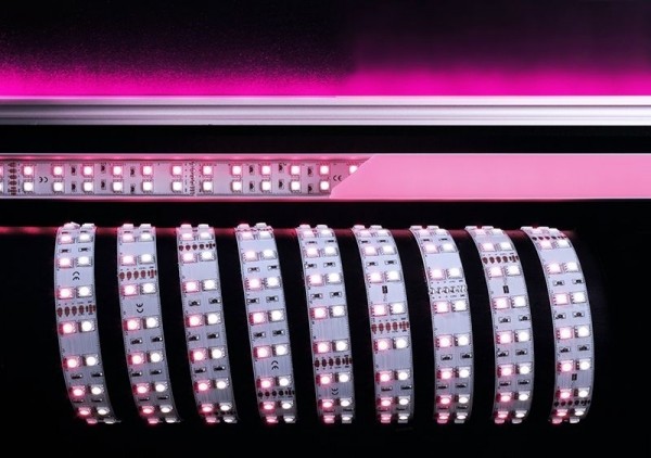 Deko-Light Flexibler LED Stripe, 5050-2x60-24V-RGB+6000K-3m, Kupfer, Weiß, RGB + Kaltweiß, 120°, 75W