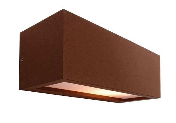 Deko-Light Wandaufbauleuchte, Rilongo B, Aluminium Druckguss, braun, 18W, 230V, 250x110mm