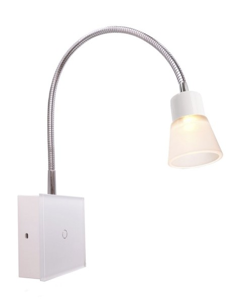 Deko-Light Wandaufbauleuchte, Raze Touch, Aluminium, weiß, Warmweiß, 60°, 3W, 230V, 525x104mm