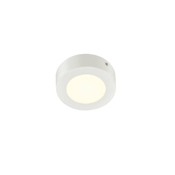 SENSER 12 CW, Indoor LED Wand-& Deckenaufbauleuchte rund weiß 4000K