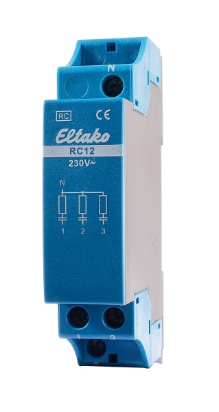 Controller, Eltako RC Löschglied 3-fach RC12-230V, Blau, 230V, 90x70mm