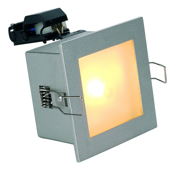 FRAME BASIC MR16 Einbauleuchte, eckig, silbergrau, max. 50W