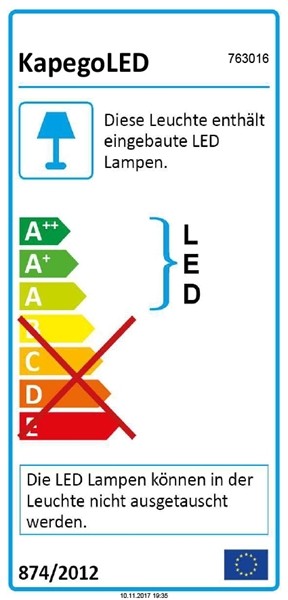 KapegoLED Wandeinbauleuchte, Light Base COB Outdoor, inklusive Leuchtmittel, Warmweiß, 1,00 W, IP 67