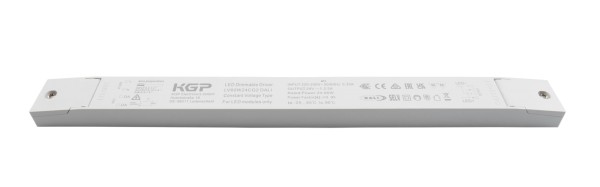 Netzgerät (CV, DC) dimmbar, KGP, Long-Flat, DIM, CV, LV60W24CG2 DALI, Aluminium, Weiß, 60W, 24V