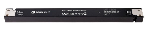 Deko-Light Netzgerät (CV, DC), LONG-FLAT, CV, LT-100-48, Kunststoff, Schwarz, 100W, 48V, 312mm