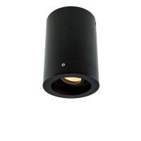 Deckenleuchte ROUND-ONE für GU10 Sockel, rund, schwarz Deckenleuchte ROUND-ONE für GU10 Sockel, rund, schwarz